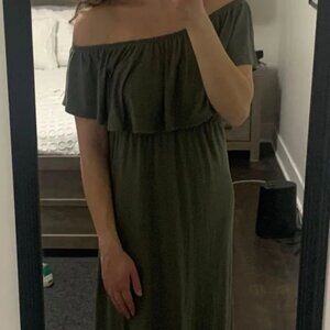 Dark Green Maxi Dress